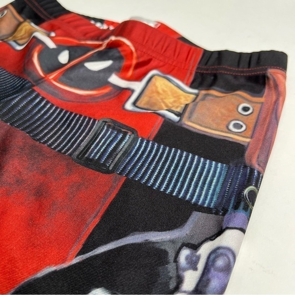 MARVEL Deadpool Comic Superhero Sexy Cosplay Halloween Costume Stretchy Leggings - Picture 6 of 11